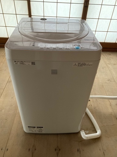 洗濯機　SHARP ES-G4E7 2019年製