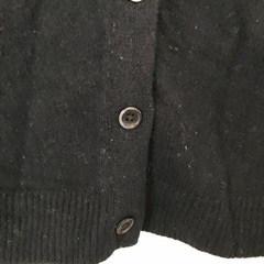 ユニクロ　ニットカーディガン黒　Sサイズの画像