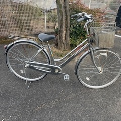 自転車 シルバー