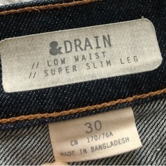 H & M デニム　ジーンズ　W30/170/76の画像