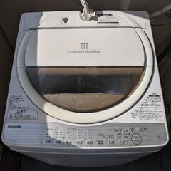 東芝 　全自動洗濯機 6kg 風乾燥機能付の画像