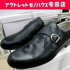 未使用 ビジネスシューズ 黒革靴 27.5cm メンズ ブラック...