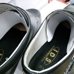 未使用 ビジネスシューズ 黒革靴 27.5cm メンズ ブラック くつ クツ ☆ 札幌市 北区 屯田 の画像