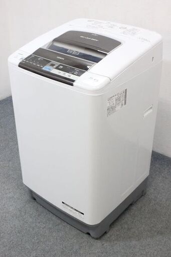 日立 10.0kg 全自動洗濯機 ダークブラウンHITACHI ビートウォッシュ BW-10TV-T 2015年製 HITACHI  中古 店頭引取歓迎 R5029)