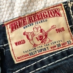 True Religion brand jeans billy super T row30 seat33 の画像