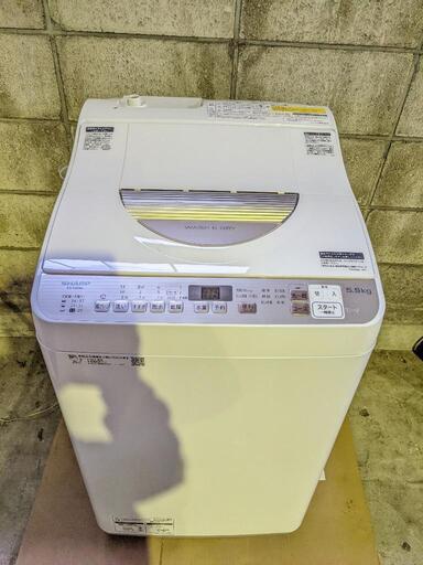 0117-3 SHARP(シャープ) ES-T5EBK 洗濯機 5.5kg 2021年製