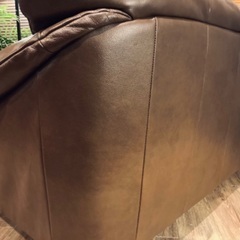 ☑️メル売約済み　高級輸入家具Italソファー極上なめし本革2人掛けエスハウスの画像