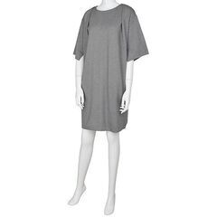 GU　カットソータックワンピース(５分袖)　黒Lの画像