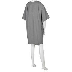 GU　カットソータックワンピース(５分袖)　黒Lの画像