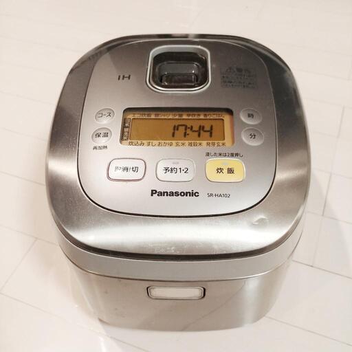 【IH対応】Panasonic炊飯器 5.5合 SR-HA102