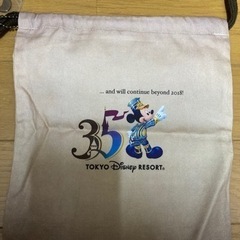 巾着、ボールペンの画像