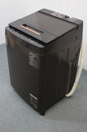 東芝 全自動洗濯機 マジックドラム 洗濯容量10.0kg AW-10SD6-T グレインブラウン 2018年製 TOSHIBA  中古家電 店頭引取歓迎 R4938)