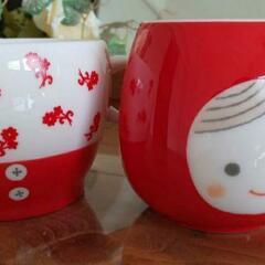 未使用【Shinzi Katoh】赤ずきん陶器マグカップの画像