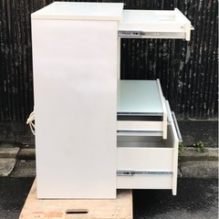 レンジ台　ホワイトの画像