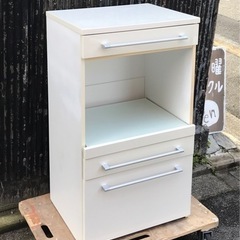 レンジ台　ホワイトの画像