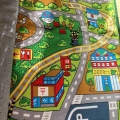 キッズ用ラグマット　トミカマット　じゅうたん