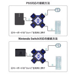 片手 ゲーミングキーボード マウス コンバーター  マウスパッド4点セット の画像