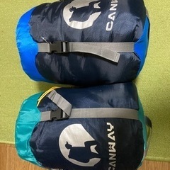 寝袋　キャンプなど