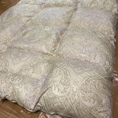 ※取引終了※ 中古美品✨【定価30万】約90%OFF　高級羽毛布...