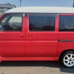 ホンダアクティ赤社外ホイール付き落札金額のみの画像