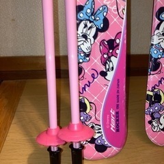 商談中［美品］ジュニア　スキー　138㎝　新品ストックの画像