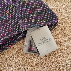 新品　絵麻亥由 VIVA CRESENDO SAINT-ROAD シルク ツイードジャケット サイズL〜LL / お呼ばれ 懇親会 送別会 スーツにもの画像