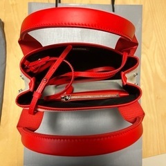 手渡しのみ　新品未使用 バレンシアガ ネイビーカバ XS トートバッグの画像