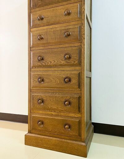 えぞ民芸家具製作所 旭川家具 ハイチェスト 敏音知 9段 チェスト