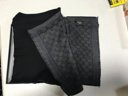 未使用品　GUCCI マフラー　ブラック