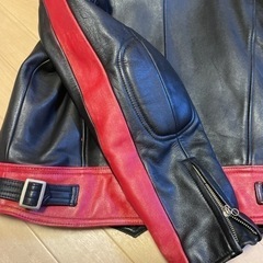 ライダースジャケット　本革　Lの画像