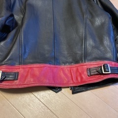 ライダースジャケット　本革　Lの画像