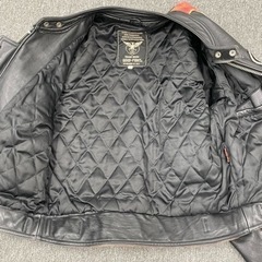ライダースジャケット　本革　Lの画像