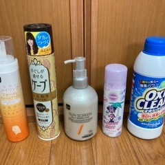 ヘアケア、日焼け止め、洗剤(中古)