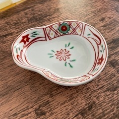 〜取引中〜　赤絵ひさご小皿【松花堂弁当用小皿】