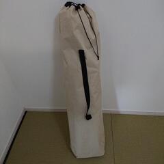 ワンタッチ 折り畳み コット 簡易ベッド ベージュの画像