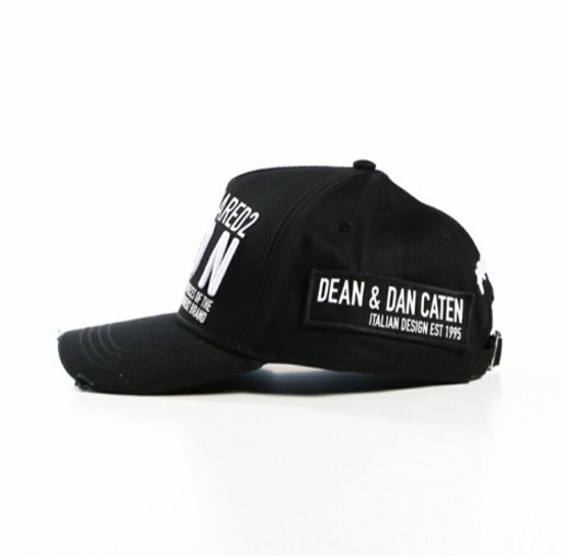 新品未使用 D SQUARED2 ICON キャップ 帽子 BLACK 黒