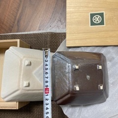 未使用　たち吉　角中鉢　2枚　皿の画像