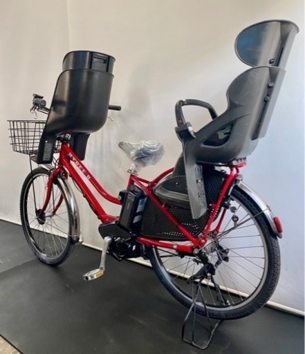 関東全域送料無料 保証付き 電動自転車　ブリヂストン　ハイディ2 26インチ 3人乗り　12.8ah