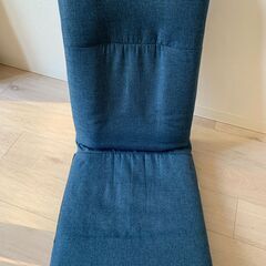 【お取引中】アイリスプラザ 座椅子 デニムブルー 　ワンコイン