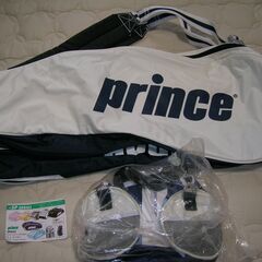 (未使用 保管品)  PRINCE テニスバッグ ＆ DUNLO...