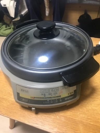 シャープグリル鍋　焼肉プレート付き　3〜4人サイズ