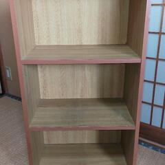 【無料】 3段 カラーボックス 3個の画像