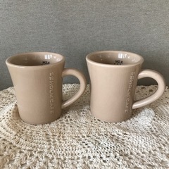 マグカップ・２個セット・ラテベース