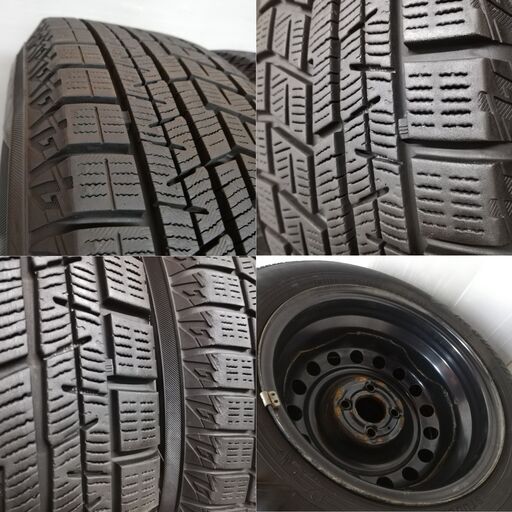 ＜スタッドレス&ホイール 4本＞ 165/70R14 ヨコハマタイヤ 80～90% 60～70％ 14x5.5J NISSAN純正 T