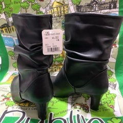 ミドルブーツ   黒　Sサイズの画像