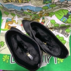 ミドルブーツ   黒　Sサイズの画像