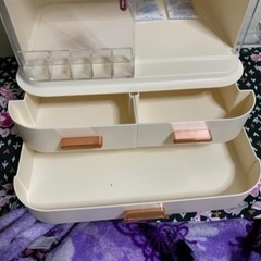 大容量コスメ収納BOXの画像