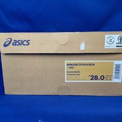 【未使用品】asics アシックス WINJOB ウィンジョブ 安全靴 プロスニーカー CP304 BOA 28.0㎝ 1271A030-001 ブラック/ホワイトの画像