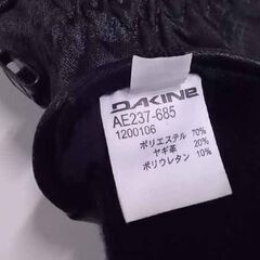 ダカイン ミトン グローブ サイズ S ～18cm DAKINE AE237-685 ブラック系 黒 ヤギ革 GORE-TEX 女性向け スノボ 札幌市東区 新道東店の画像