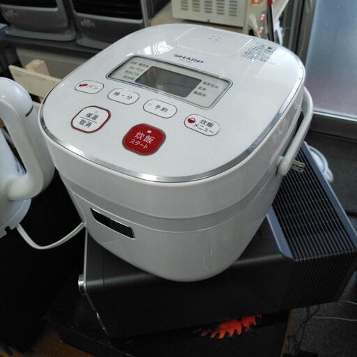 美品　SHARP　3合炊　マイコンジャー　炊飯器　札幌　リサイクルショップ　ホームプラスリサイクル　白石区